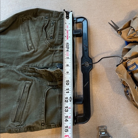 Vince Olive Green Tencel Blend Stretch Mid Rise Skinny Jeans Size 29 - Picture 8 of 9